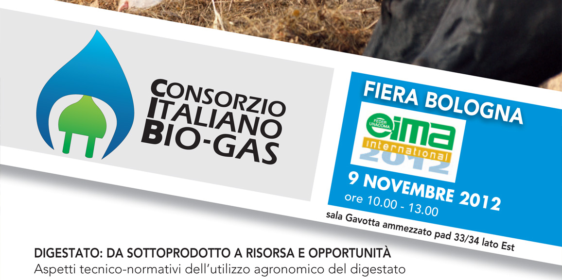 Convegno CIB, digestato da sottoprodotto a risorsa e opportunità presso EIMA Bologna