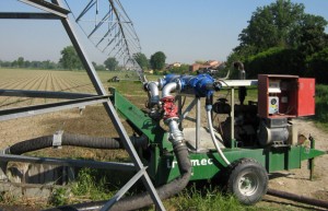 Acquafert gruppo di pompaggio su pivot