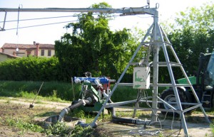 Acquafert sistemi pivot con motopompa