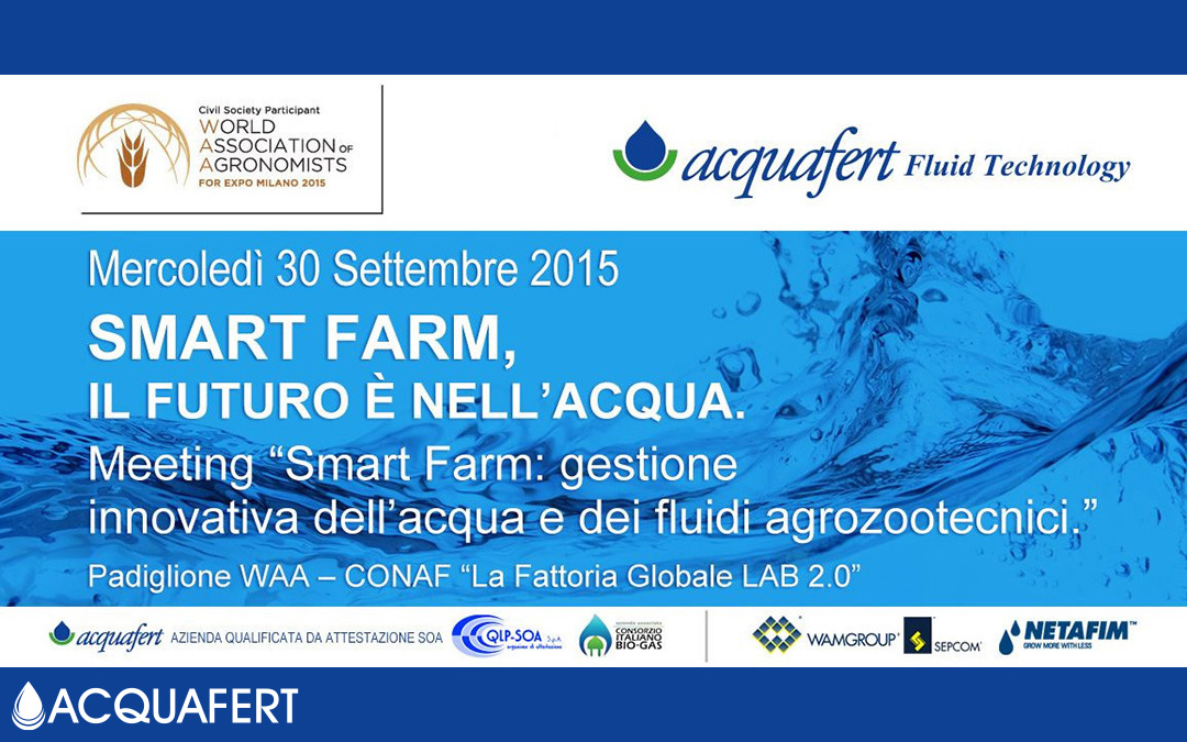 Smart Farm, il futuro è nell’acqua