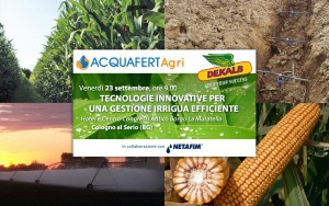 Tecnologie innovative per una gestione irrigua efficiente