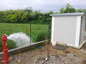 cabina pressurizzazione con idrante