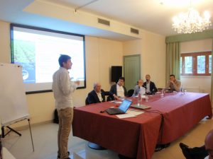 Presentazione della giornata in campo, Marco Panizza di Netafim.