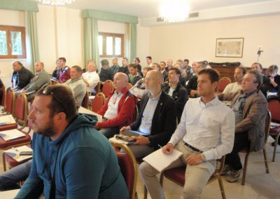 Presentazione della giornata in campo, il pubblico.