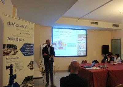 Presentazione della giornata in campo, Davide Sensati di Wamgroup.