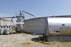 Il separatore dell'azienda Agriferr di Rivarolo Mantovano