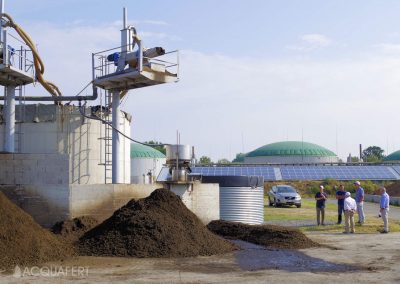 Il separatore dell'azienda Horti Padani di Pieve d'Olmi (CR).