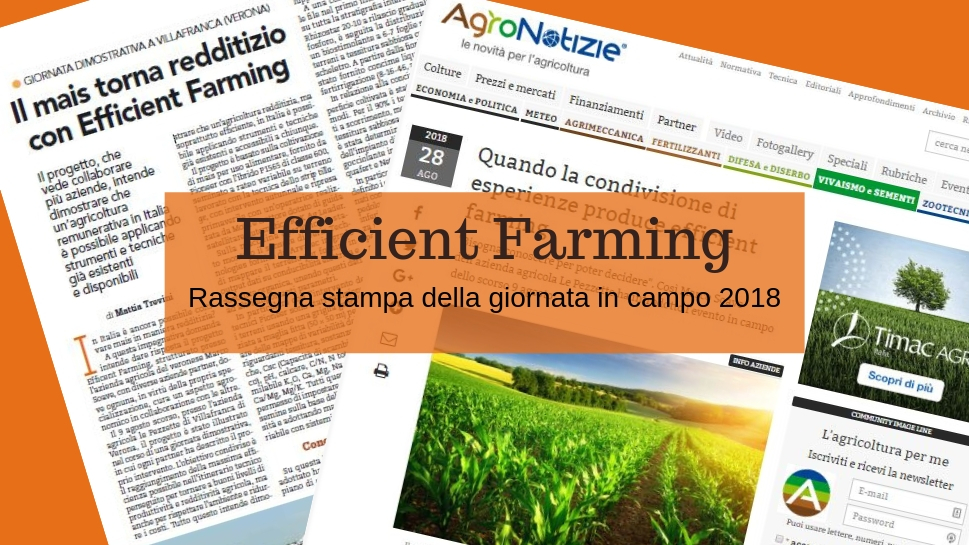 EFFICIENT FARMING, parlano di noi